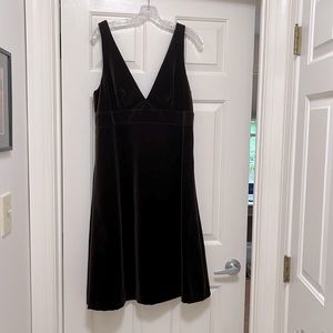 J. Crew brown velvet dress